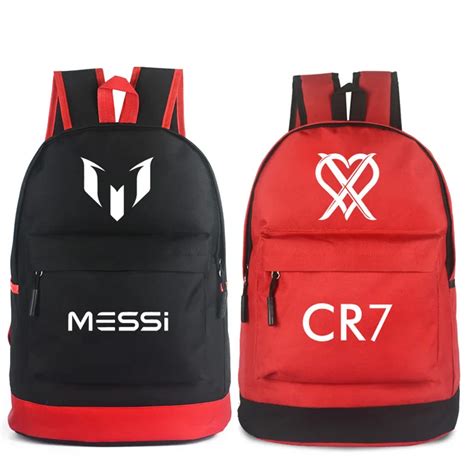 messi and ronaldo backpack